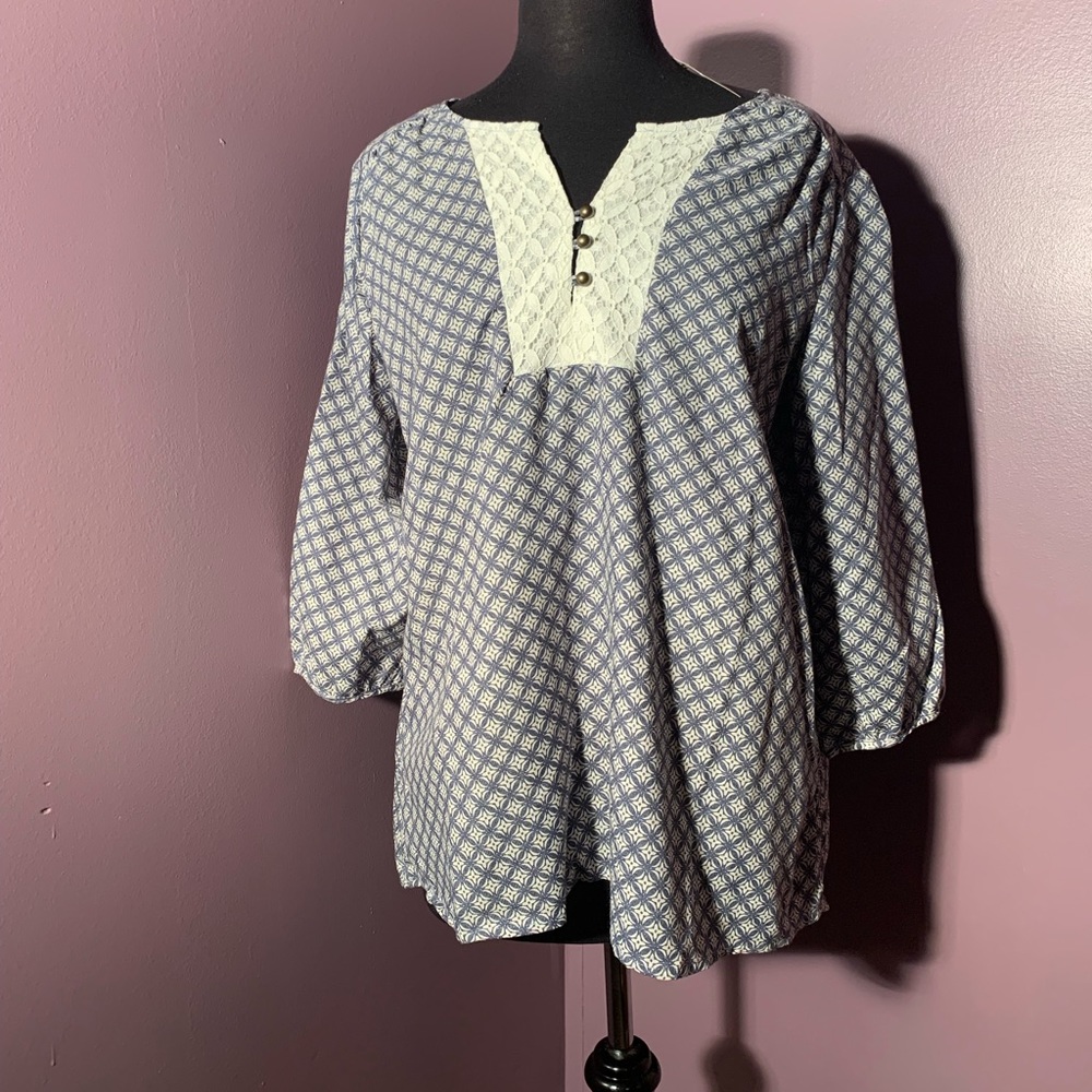 New with tags Jodifl cornflower blue medium top.